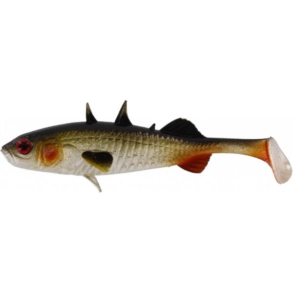 WESTIN Stanley the Stickleback Shadtail 7,5 cm 4g Lively Roach farba 48ks krabica Plastová nástraha