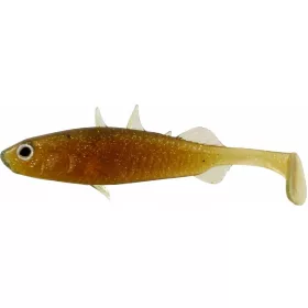   WESTIN Stanley the Stickleback Shadtail 9cm 7g Motoroil Gold Balenie s. Plastová nástraha