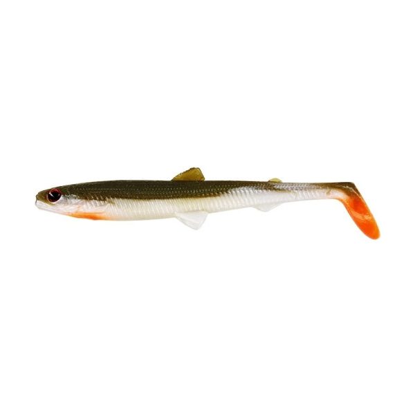 WESTIN BullTeez Shadtail 12,5cm 16g Bass Orange Krabička s. Plastová nástraha