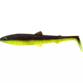   WESTIN BullTeez Shadtail 9,5cm 7g Black/Chartreuse Box w. Plastová nástraha