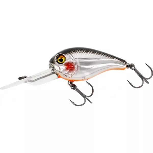 WESTIN MegaBite DR Crankbait 6cm 19g Plávajúci Oceľová Sardinka Wobler