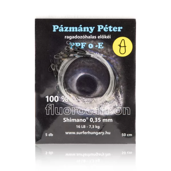 Pázmány Péter Shimano 100% Fluorocarbon Prívlačový náväzec 0,35mm 50cm (PPF0-50S)