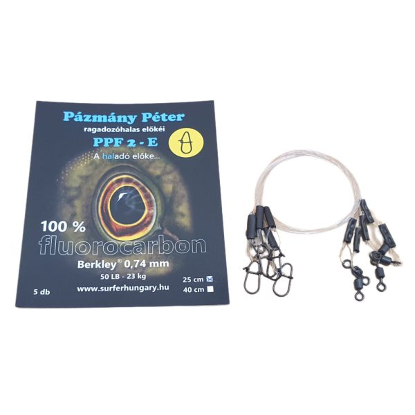 Pázmány Péter Berkley 100% Fluorocarbon Prívlačový Náväzec 0,74mm 25cm