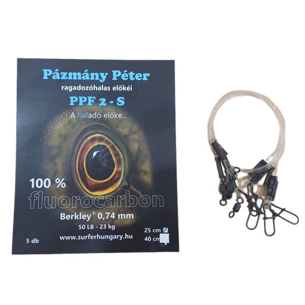 Pázmány Péter Berkley 100% Fluorocarbon Prívlačový Náväzec 0,74mm 25cm