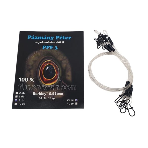 Pázmány Péter Berkley 100% Fluorocarbon prívlačový nadväzec 0,91mm 25cm
