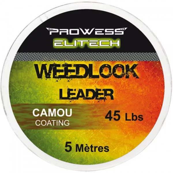 Prowess Weedlook Leader Line 45lb 5m Camou Nadväzcový vlasec