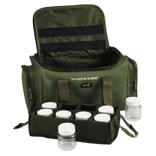 Prowess Wild7 taška na nástrahy / boilies taška + krabica na nástrahy