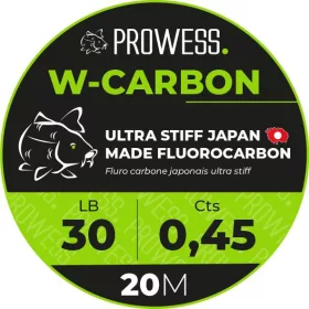 Prowess W-Carbon 20m 0,30mm Nadväzec na boilies