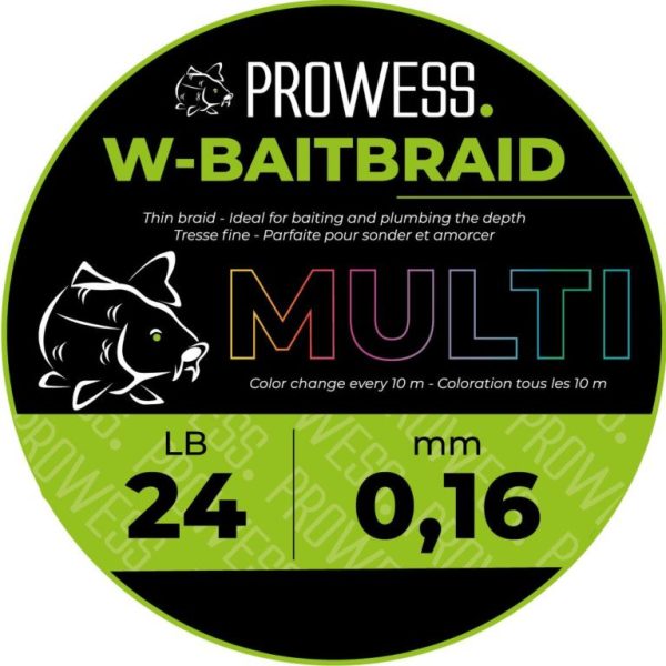 Prowess W-BAITBRAID Pletená šnúra 0,16mm