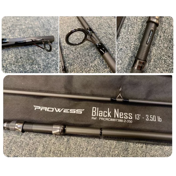 Prowess Black Ness 3,90m 3,50lb 2-dielny kaprový prút