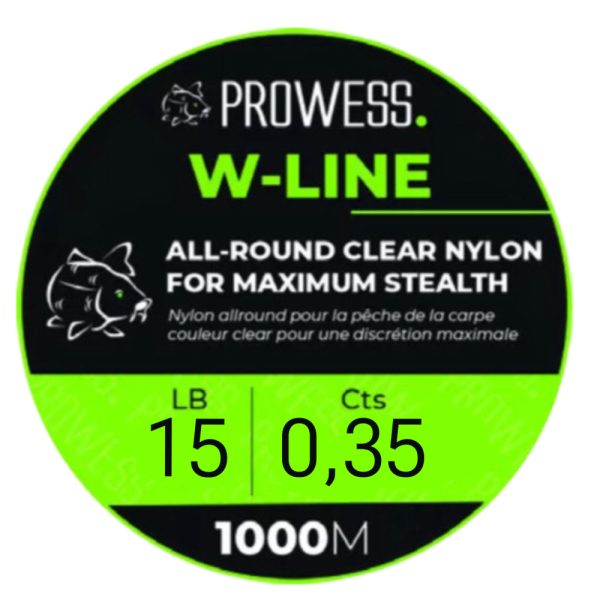 Prowess W-LINE 0,35mm Hlavná šnúra na lov kaprov / Šnúra