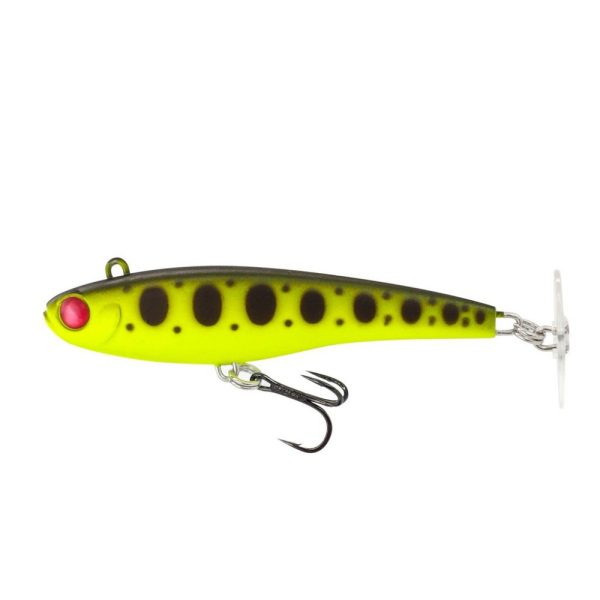 FIIISH PowerTail 64mm 12gr Flash Mat - UV - Rýchly Tailspin