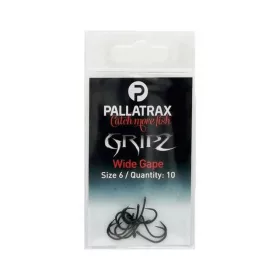   Pallatrax Gripz Wide Gape 6 Háčik s očkom, bez protihrotu 10ks