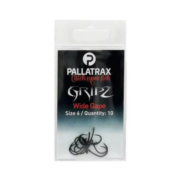 Pallatrax Gripz Wide Gape 6 Háčik s očkom, bez protihrotu 10ks