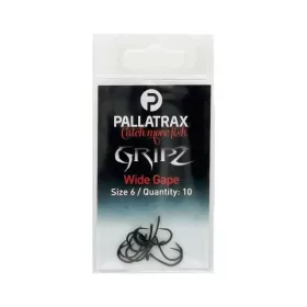   Pallatrax Gripz Wide Gape 16 Uškový, Bezostňový kaprový háčik 10ks