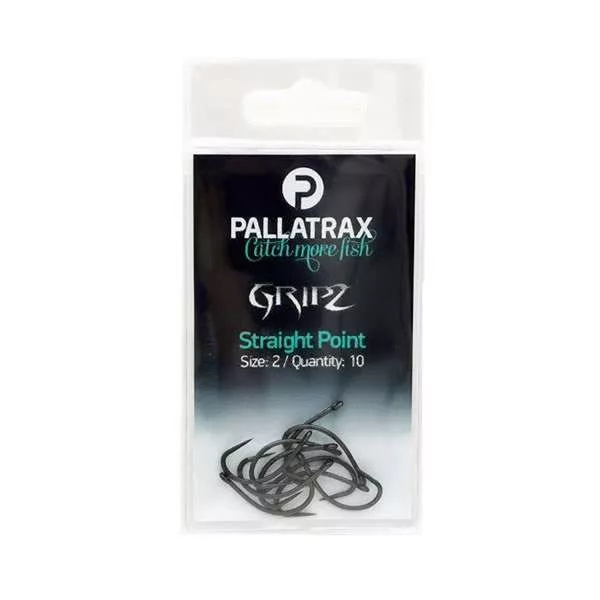 Pallatrax Gripz Straight Point 6 Uškový, Bezostňový kaprový háčik 10ks