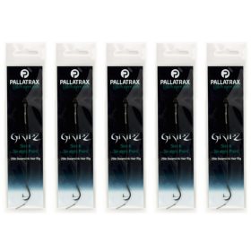   Pallatrax Gripz Straight Point Hair Rigs 8 15lb Steamlink Monofil Predviazaný Háčik