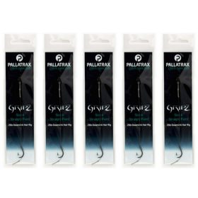   Pallatrax Gripz Straight Point Hair Rigs 6 15lb Fluoro Predviazaný Háčik