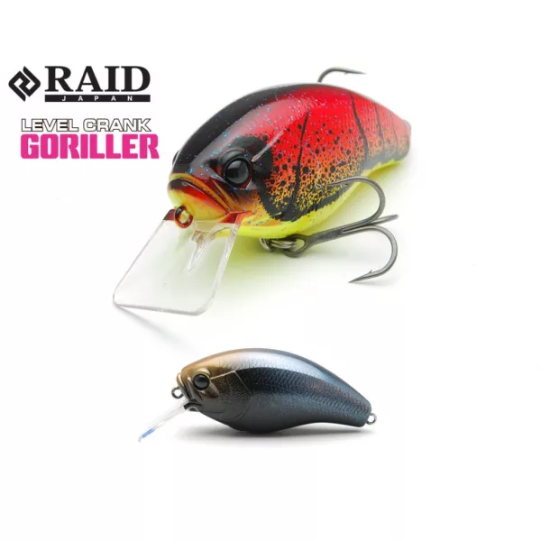 Raid Level Crank Goriller 6,6cm 17,5gr 016 Silver Back Wobler
