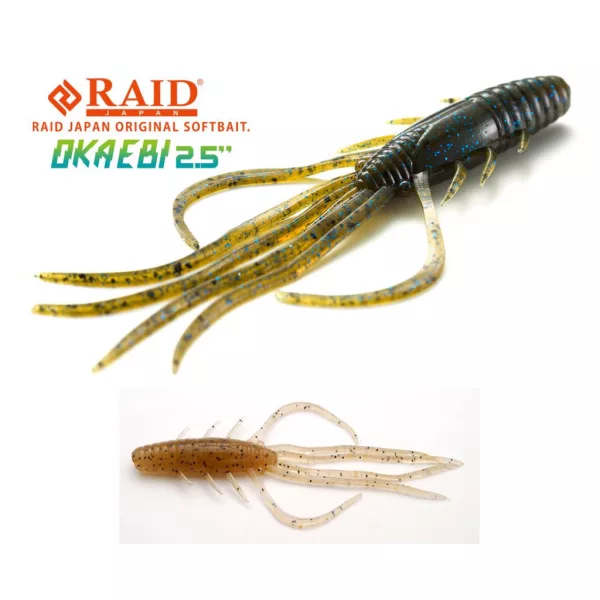 Raid Oka Ebi 6,3cm 076 Pile Shrimp Plastová nástraha 8ks