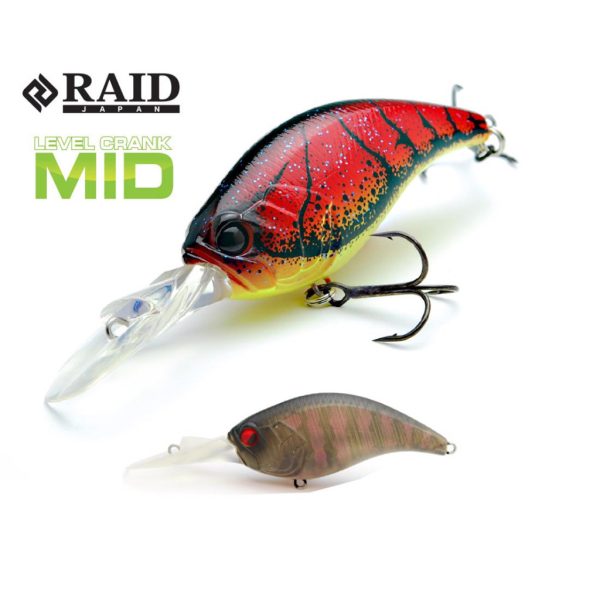 Raid Level Crank Mid 5,9cm 10,5gr 018 Smoke Gill Wobler