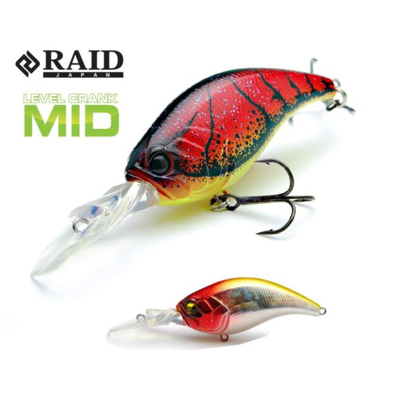 Raid Level Crank Mid 5,9cm 10,5gr 020 Clown Wobler