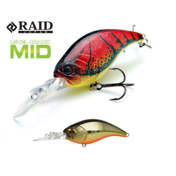 Raid Level Crank Mid 5,9cm 10,5gr 006 Real Kinkuro Wobbler