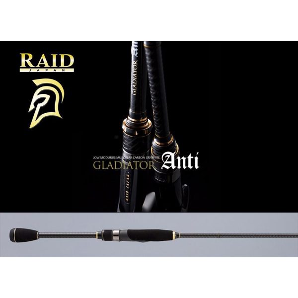 Raid Gladiator Anti GA-63LS Defender 1,90m 1,7-7gr 1 Részes Pergető Bot