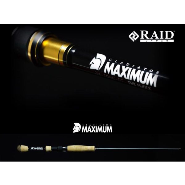 Raid Maximum GX-59ULS Solid Maxx UL 1,75m 3,5gr 1 Részes Pergető Bot