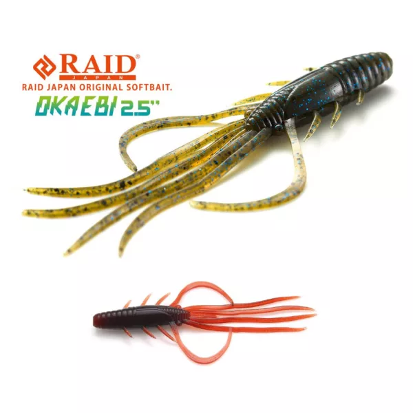 Raid Oka Ebi 6,3cm 036 Scuppernong Plastová Nástraha 8ks