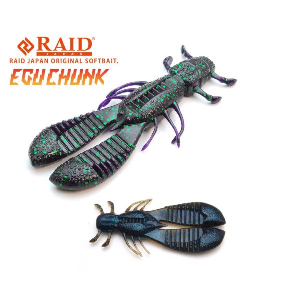 Raid Egu Chunk 8,9cm 020 Dark Cinnamon Blu Flk Imitácia Chrobáka 6ks