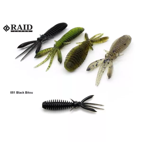 Raid Egubug 6,3cm 051 Black Bitou Imitácia chrobáka 8ks