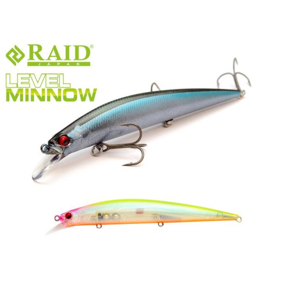 Raid Level Minnow 12,5cm 14gr 019 Clear Squash Wobbler