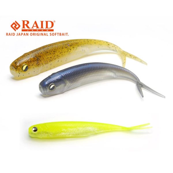 Raid Fish Roller 8,9cm 053 White Chart Gumená Nástraha 7ks