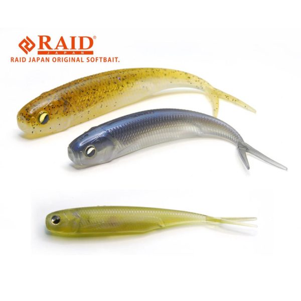 Raid Fish Roller 8,9cm 072 Stealth Fish Gumená nástraha 7ks