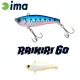 Ima Raikiri Vibration 60 6cm 11gr 002 Chart Back Pearl Wobbler