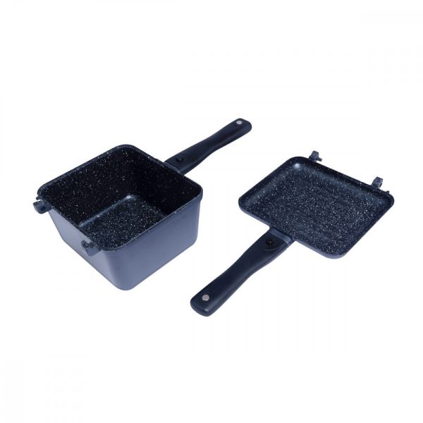 Ridgemonkey Connect Deep Pan & Griddle Súprava Na Pečenie Granite Edition XL