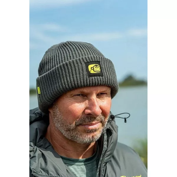 Ridgemonkey Apearel Thermapro Fisherman Beanie Hat Green Zimná Čiapka