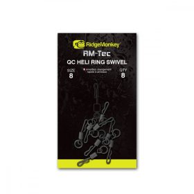   Ridgemonkey Rm-Tec Quick Change Heli Ring Swivel Size8 Rýchlovýmenný obratlík 8ks