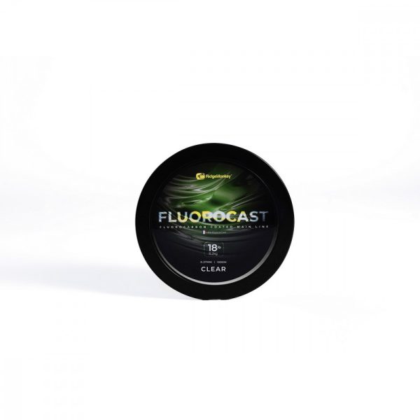 RIDGEMONKEY FLUOROCAST FLUORO COATED POVRCHOVÝ HLAVNÝ VLASEC 0.37MM/18LB 1000M - Hlavný vlasec - Monofilový vlasec
