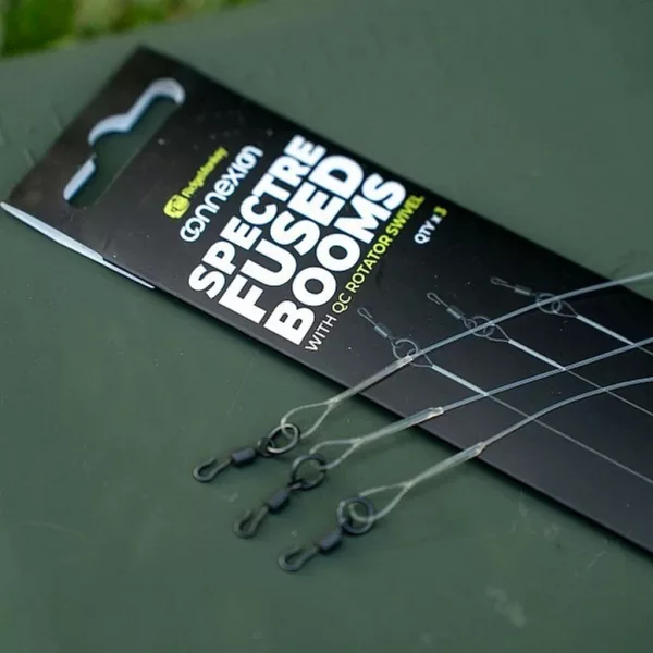 Ridgemonkey Fluoro Cast Fused Booms With QC Rotator Swivel 18cm Bojlis Náväzec