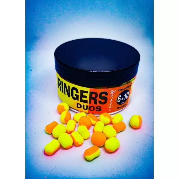 Ringers Yellow-Orange 6-10mm Duos Wafters 80gr