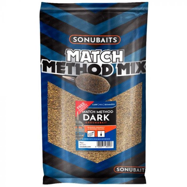 Sonubaits Match Method Mix - Dark - 2kg (S0770021) krmivo
