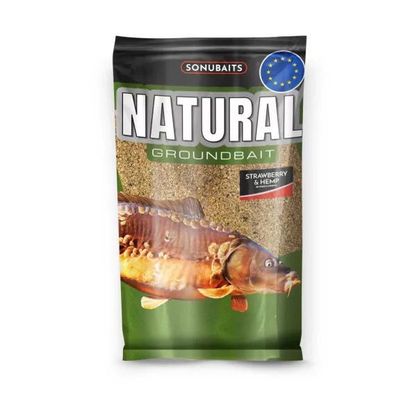 Sonubaits Natural Jahoda-Konope Krmivo 1kg