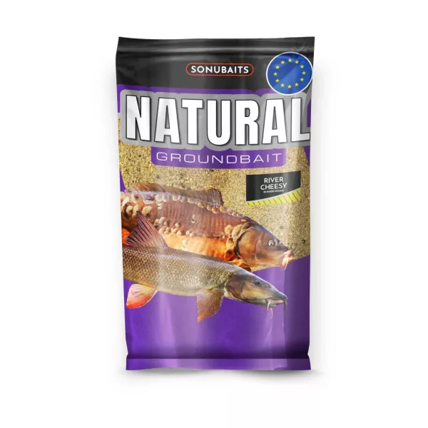Sonubaits Natural River Cheesy Krmivo 1kg