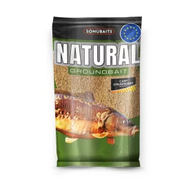 Sonubaits Natural Carp Jahoda Krmivo 1kg