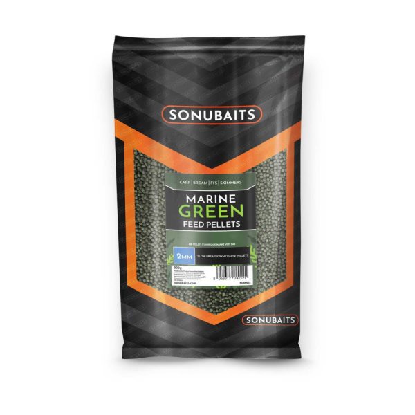 Sonubaits Marine Green Feed 2mm Kŕmne pelety 900gr
