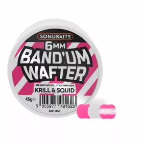   Sonubaits Bandum Wafters - 6mm Krill & Squid (S0810065) wafters nástraha na háčik