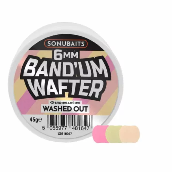 Sonubaits Bandum Wafters - 6mm Washed Out (S0810067) wafters nástraha na háčik