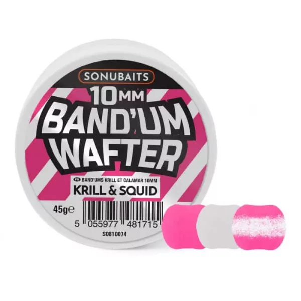 Sonubaits Bandum Wafters - 10mm Krill & Squid (S0810074) wafters nástraha na háčik